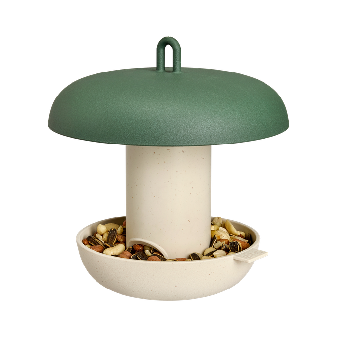 essential feeder silo 18cm leaf green